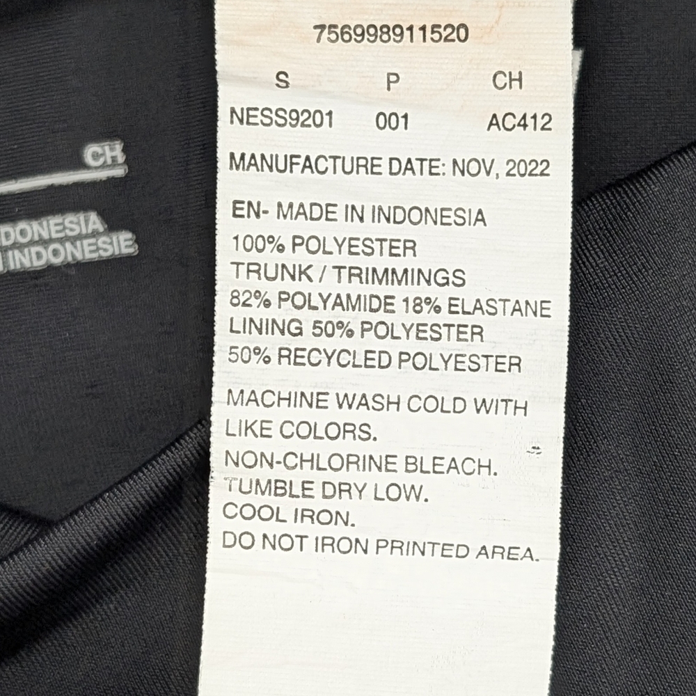 Nike Women's Swim Solid Black Board Skirt - Picture 14 of 15